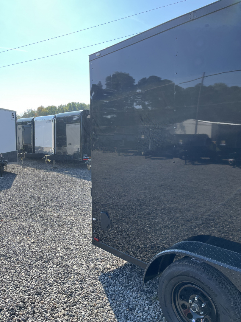 New 2026 Spartan 7X16 Enclosed Trailer, 7K GVWR, Preferred Package, Polycor, Blackout