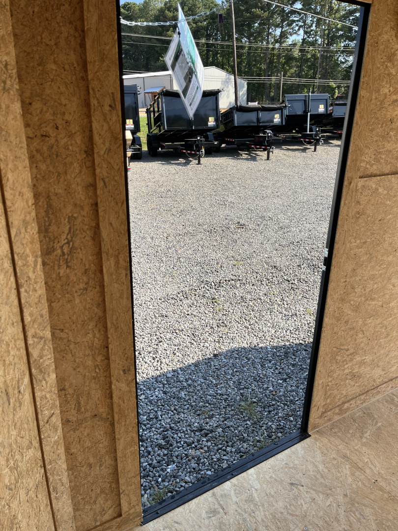 New 2026 Spartan 7X16 Enclosed Trailer, 7K GVWR, Preferred Package, Polycor, Blackout