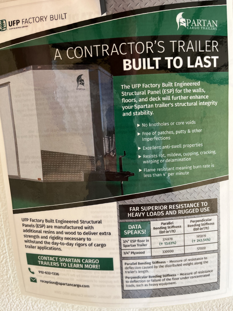 New 2026 Spartan 7X16 Enclosed Trailer, 7K GVWR, Preferred Package, Polycor, Blackout