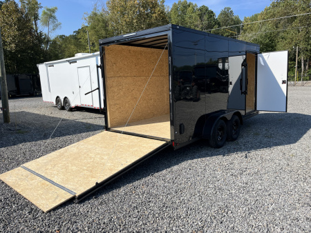 New 2026 Spartan 7X16 Enclosed Trailer, 7K GVWR, Preferred Package, Polycor, Blackout