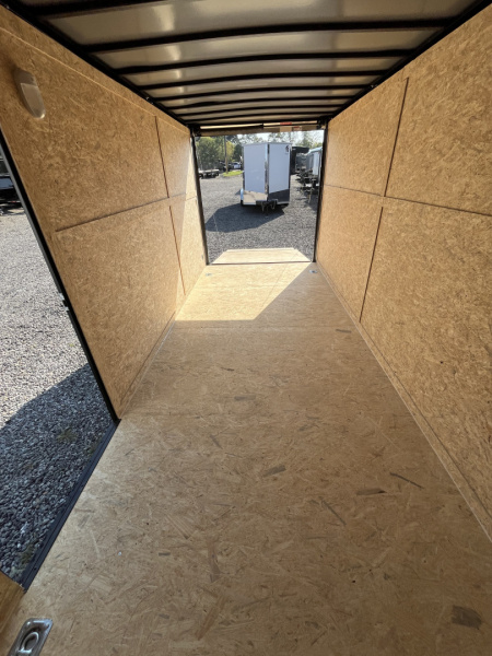 New 2026 Spartan 7X16 Enclosed Trailer, 7K GVWR, Preferred Package, Polycor, Blackout