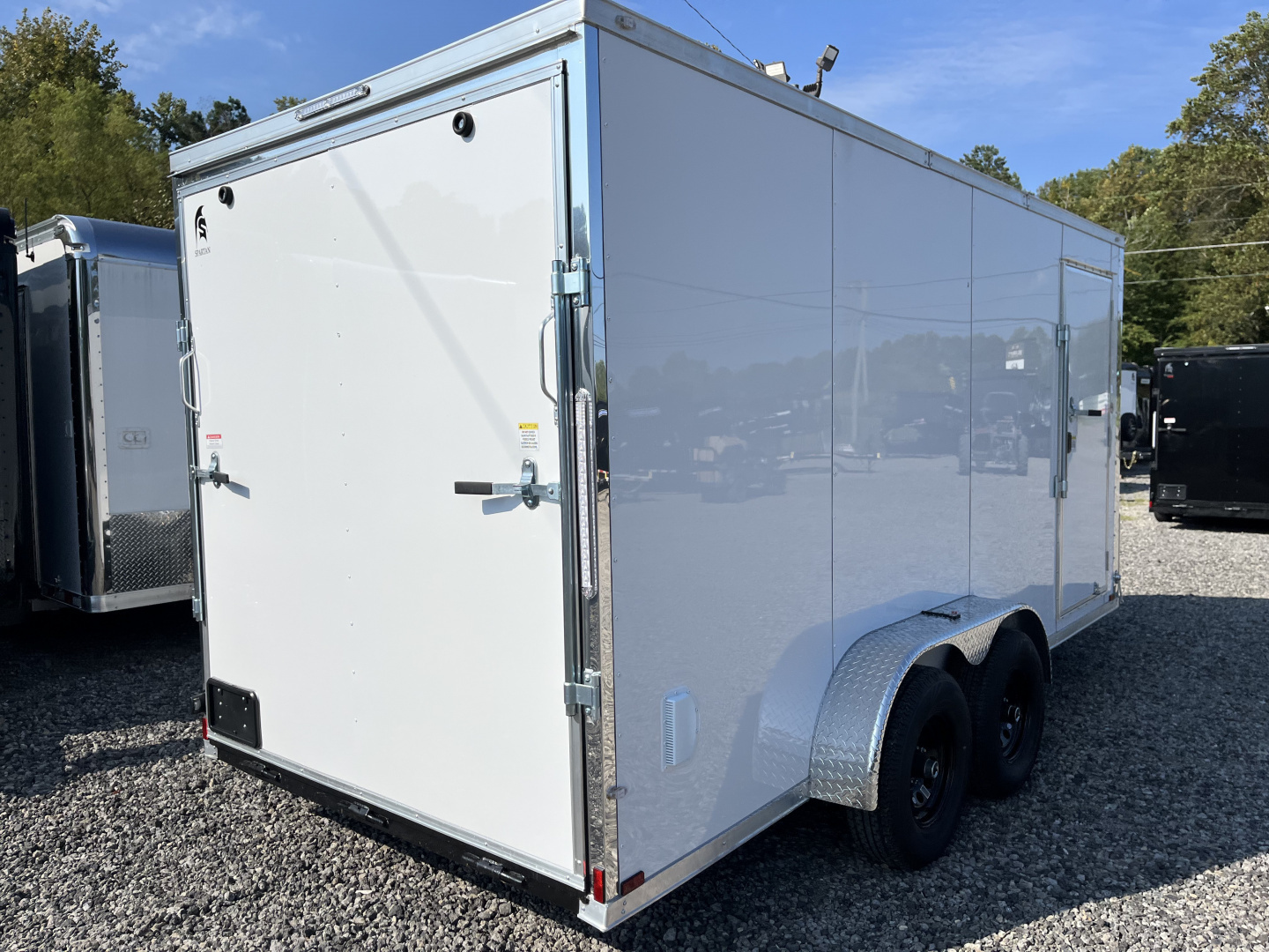 New 2026 Spartan 7X16 Enclosed Trailer, 10K GVWR, Preferred Package, PolyCor, StableDeck, 7' Interior