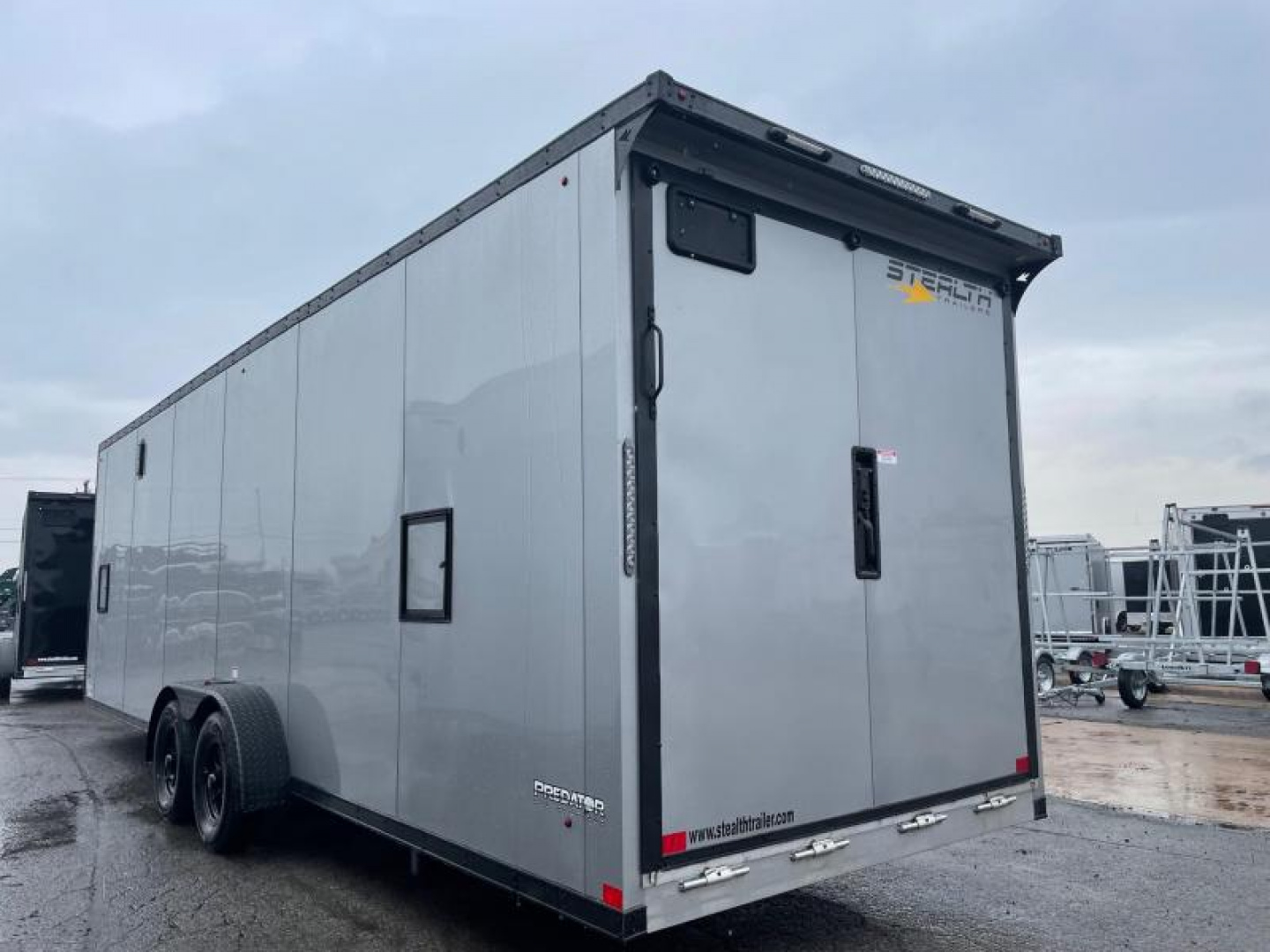 New 2023 Stealth Trailers 7x31 (26+V) Snowmobile Trailer