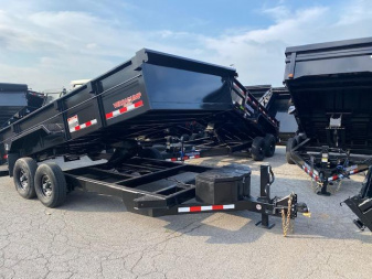 New 2022 Midsota 7x16 15.4k Dump Trailer