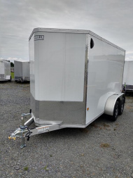 New 2024 EZ Hauler 6X12 7K BARN DOOR Cargo / Enclosed Trailer