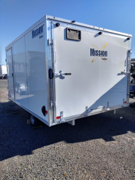 New 2024 Mission 8.5X12 3K Snowmobile Trailer