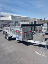 New 2024 Mission 7X16 14K  Dump Trailer
