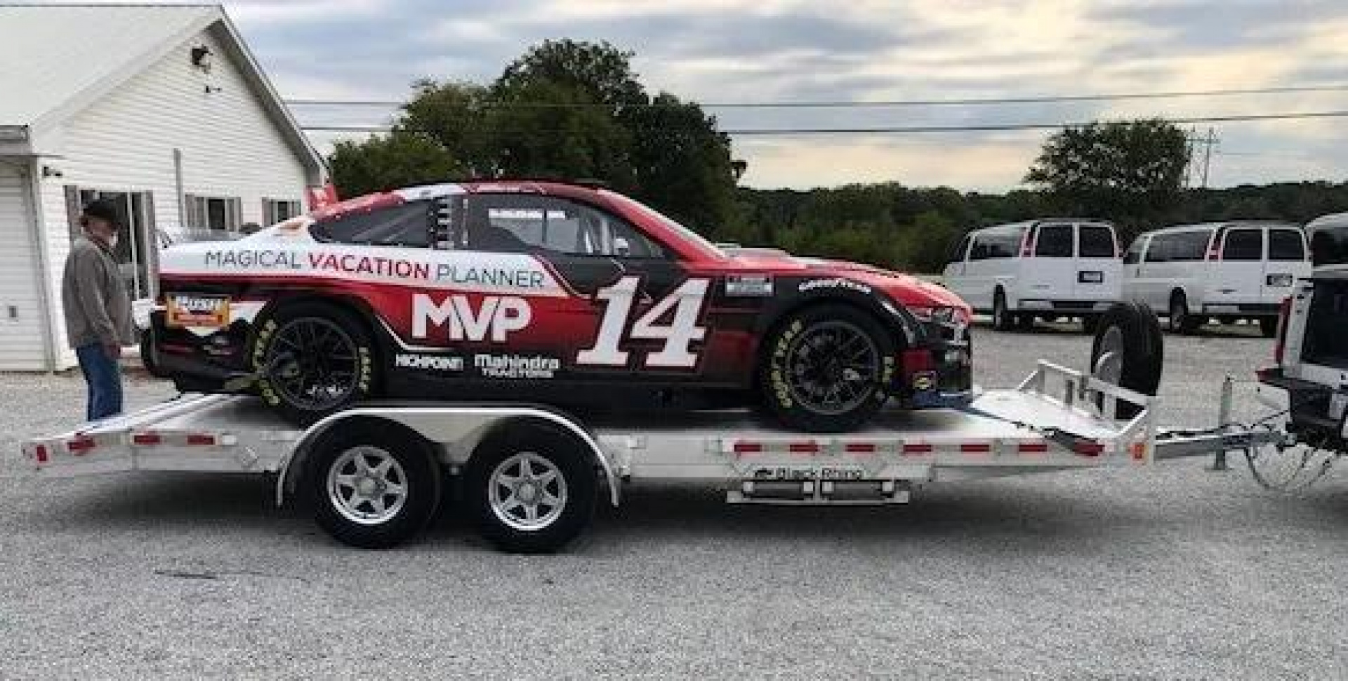 New 2025 Black Rhino 7X16 7K Car / Racing Trailer