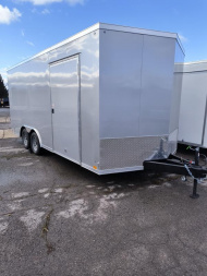New 2025 Cross Trailers 8.5X18 7K BARN DOOR Cargo / Enclosed Trailer