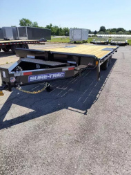 New 2024 Sure-Trac 8.5X22 17.6K POWER TILT Deckover Trailer