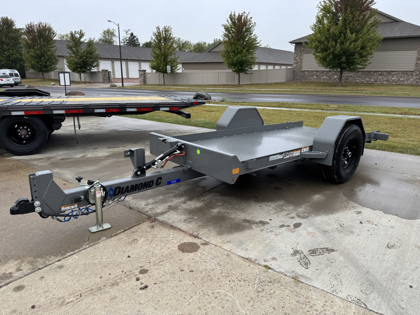 New 2026 Diamond C Trailers DSA107-12' Tilt Trailer