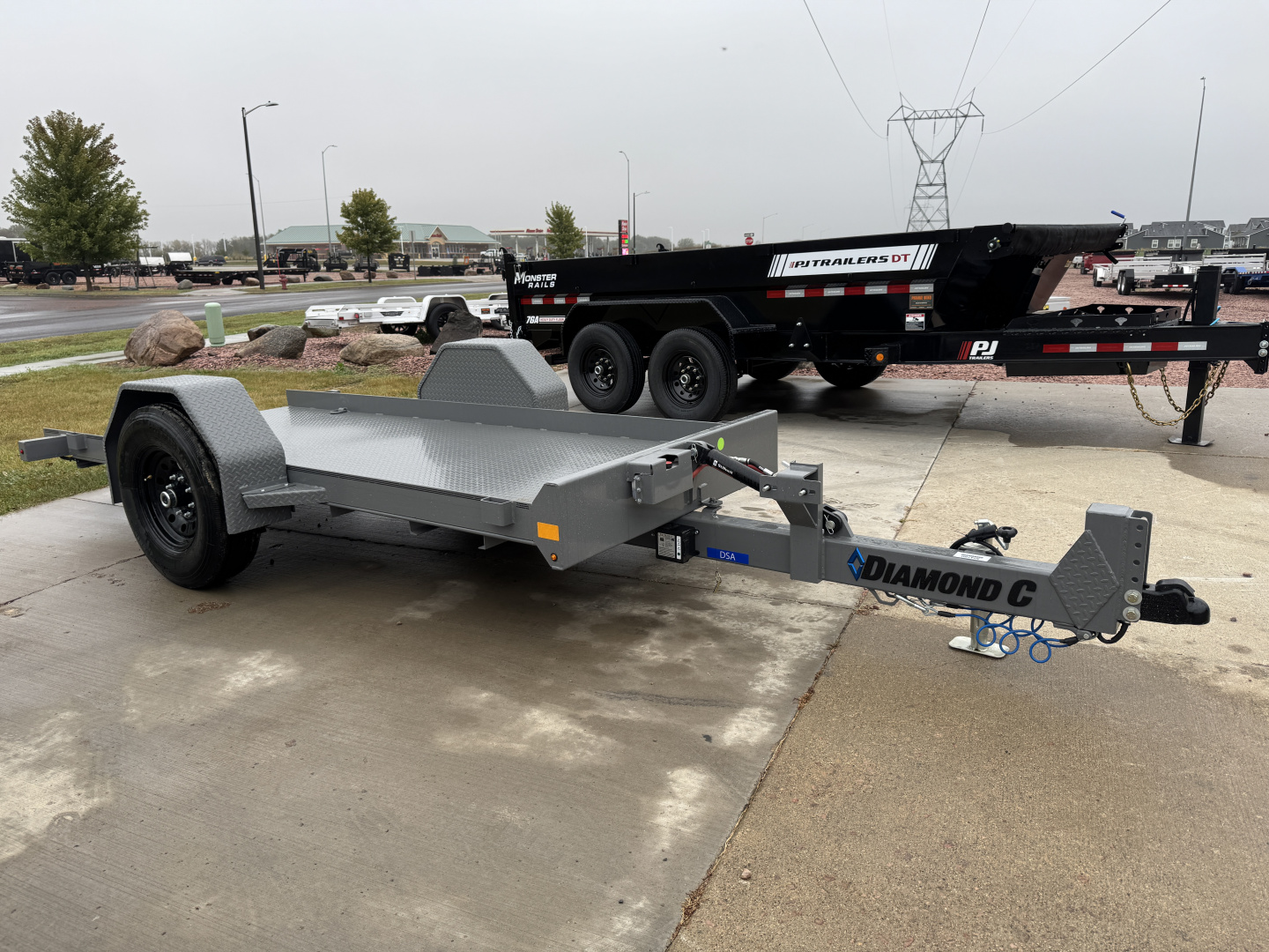 New 2026 Diamond C Trailers DSA107-12' Tilt Trailer