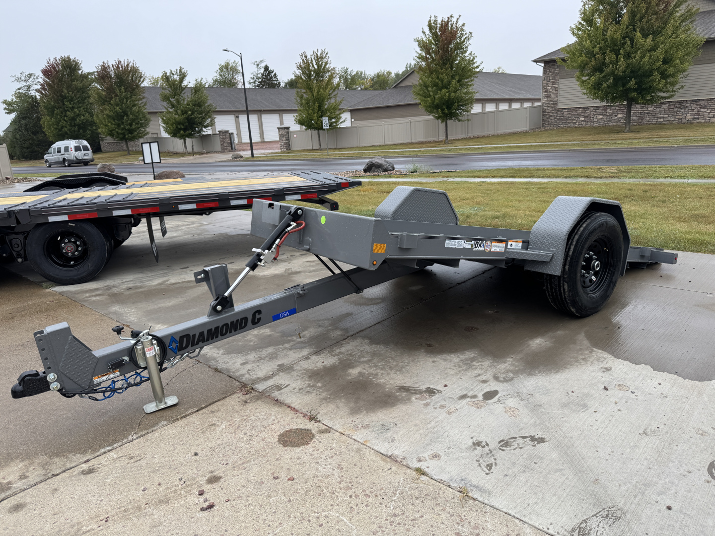 New 2026 Diamond C Trailers DSA107-12' Tilt Trailer