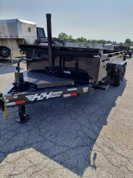 New 2025 H and H Trailer 7X16 16K Dump Trailer