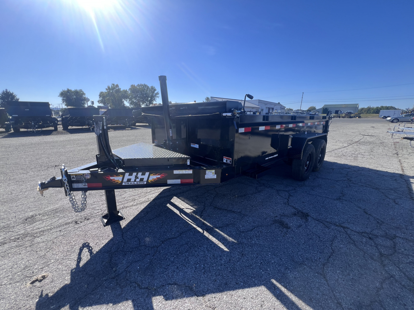 New 2025 H&H Trailers 7X14 14K Dump Trailer