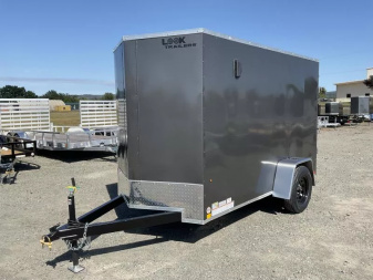 New 2026 Look Trailers 5x10 w/ Side Door ST DLX Cargo / Enclosed Trailer
