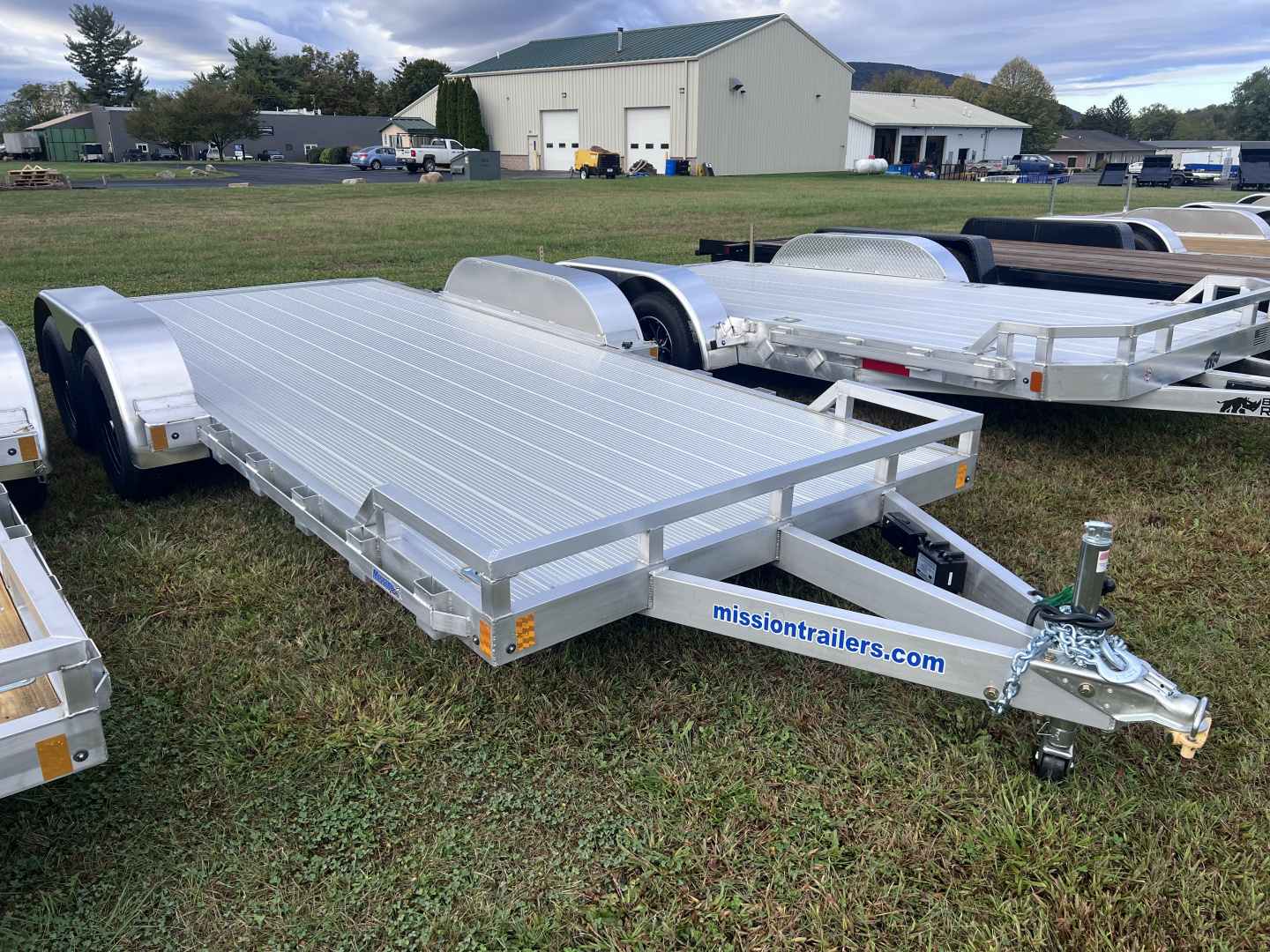 New 2026 Mission 7x18 7K Aluminum Deck Car Hauler