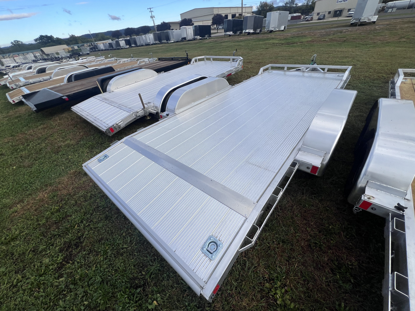 New 2026 Mission 7x18 7K Aluminum Deck Car Hauler