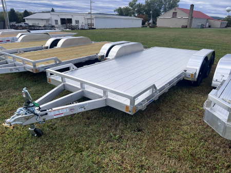 New 2026 Mission 7x18 7K Aluminum Deck Car Hauler