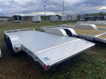 New 2026 Mission 7x18 7K Aluminum Deck Car Hauler