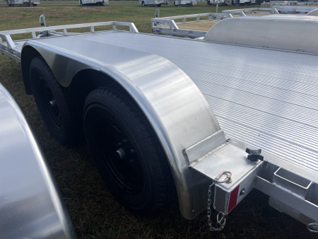 New 2026 Mission 7x18 7K Aluminum Deck Car Hauler