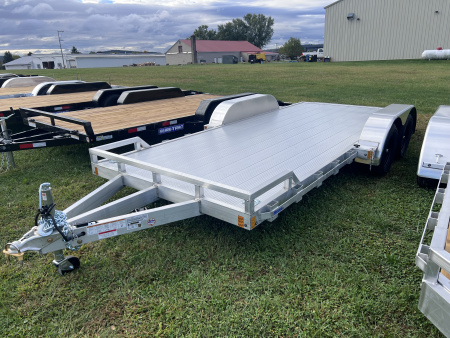 New 2026 Mission 7x18 7K Aluminum Deck Car Hauler