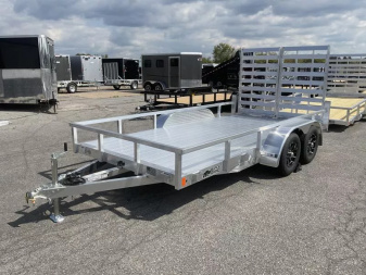 New 2025 Black Rhino 7X14 7K Utility Trailer