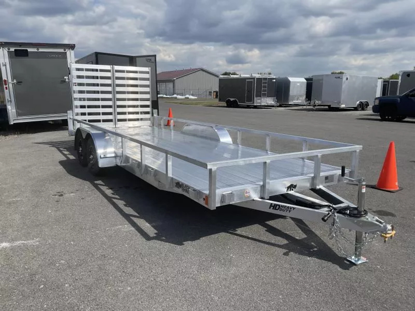 New 2026 Black Rhino 7X20 7K Utility Trailer