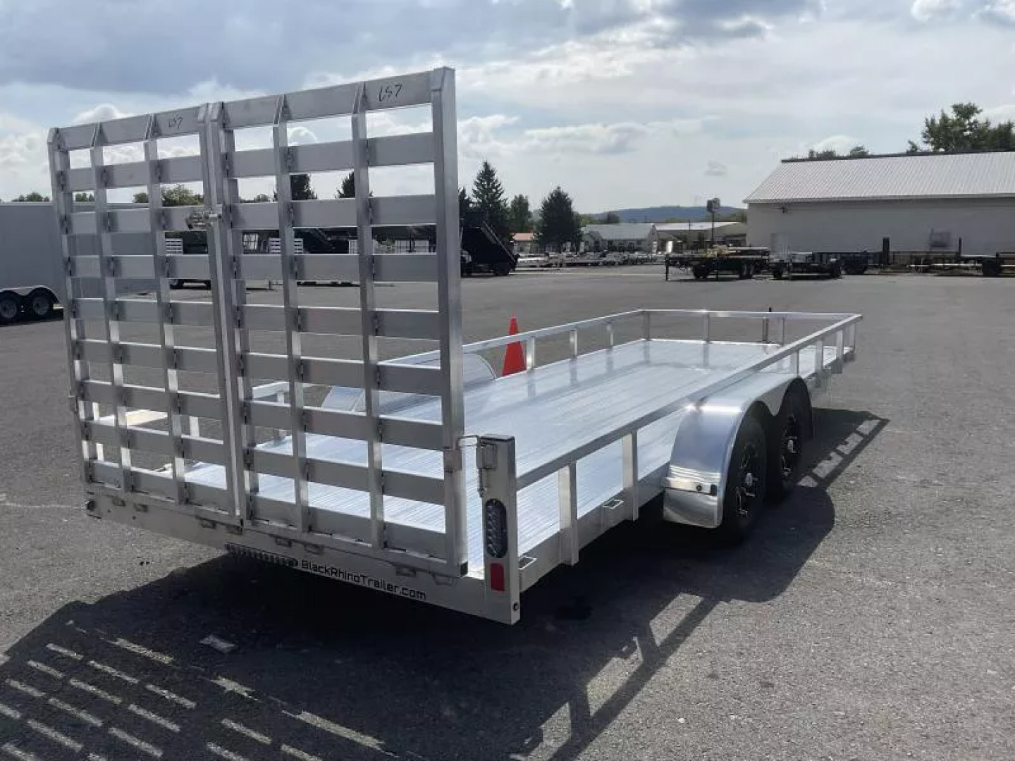 New 2026 Black Rhino 7X20 7K Utility Trailer