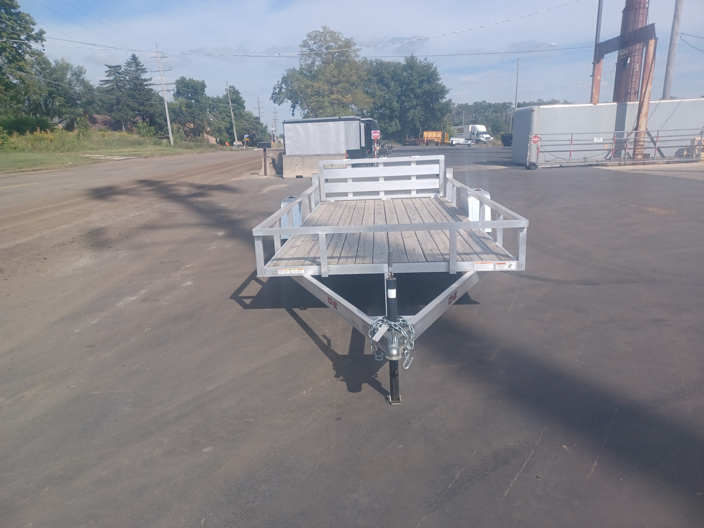 New 2022 ALUMINUM UTILTITY TRAILER 7X14