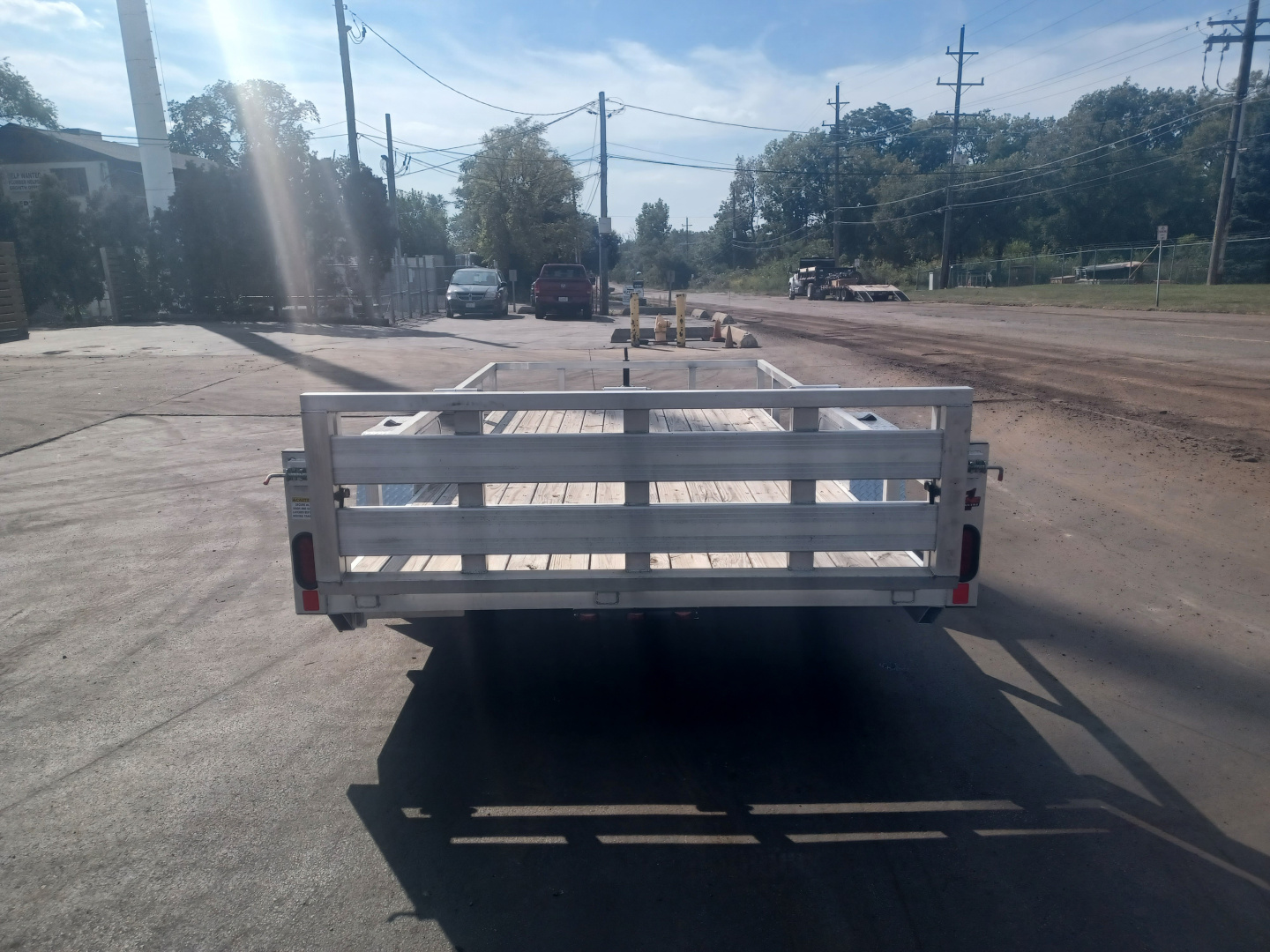New 2022 ALUMINUM UTILTITY TRAILER 7X14