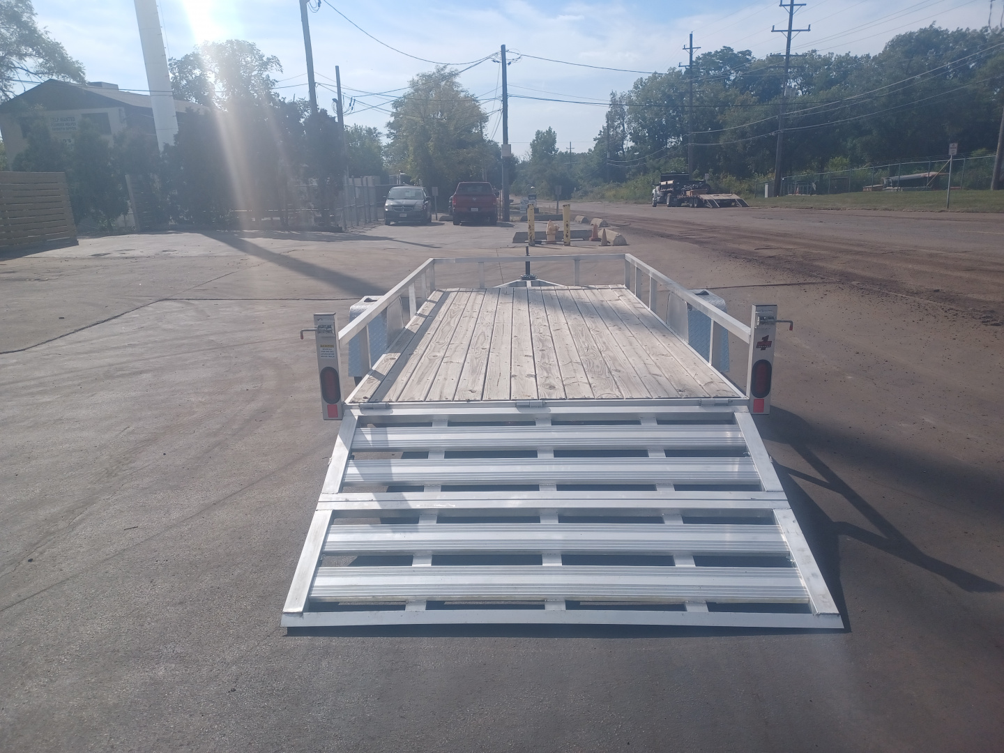 New 2022 ALUMINUM UTILTITY TRAILER 7X14