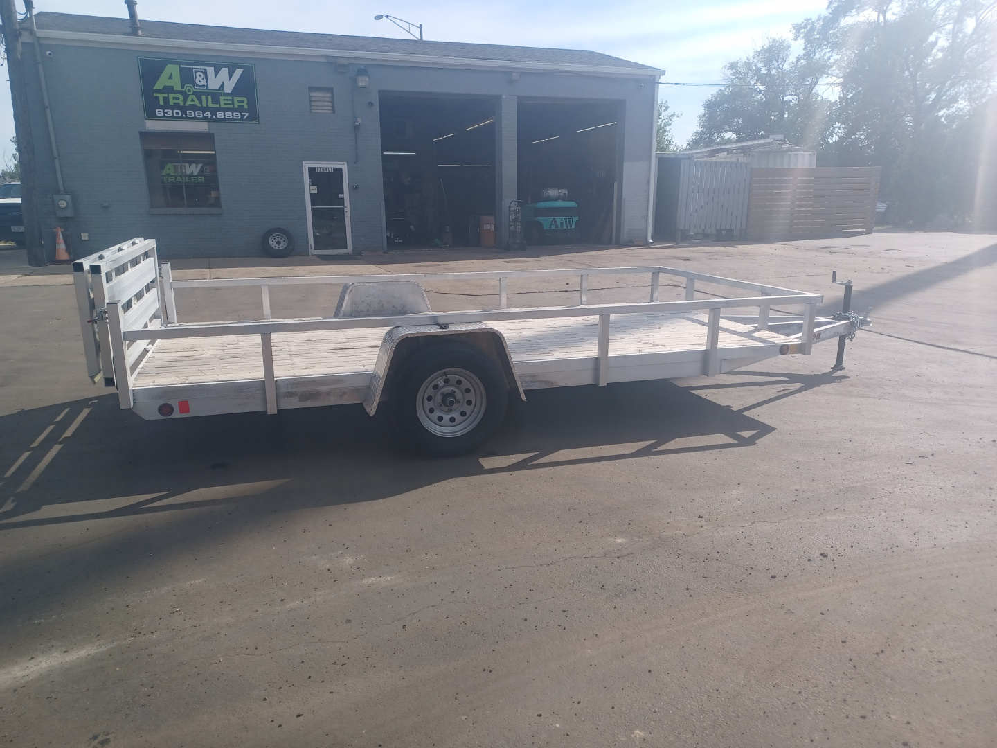 New 2022 ALUMINUM UTILTITY TRAILER 7X14