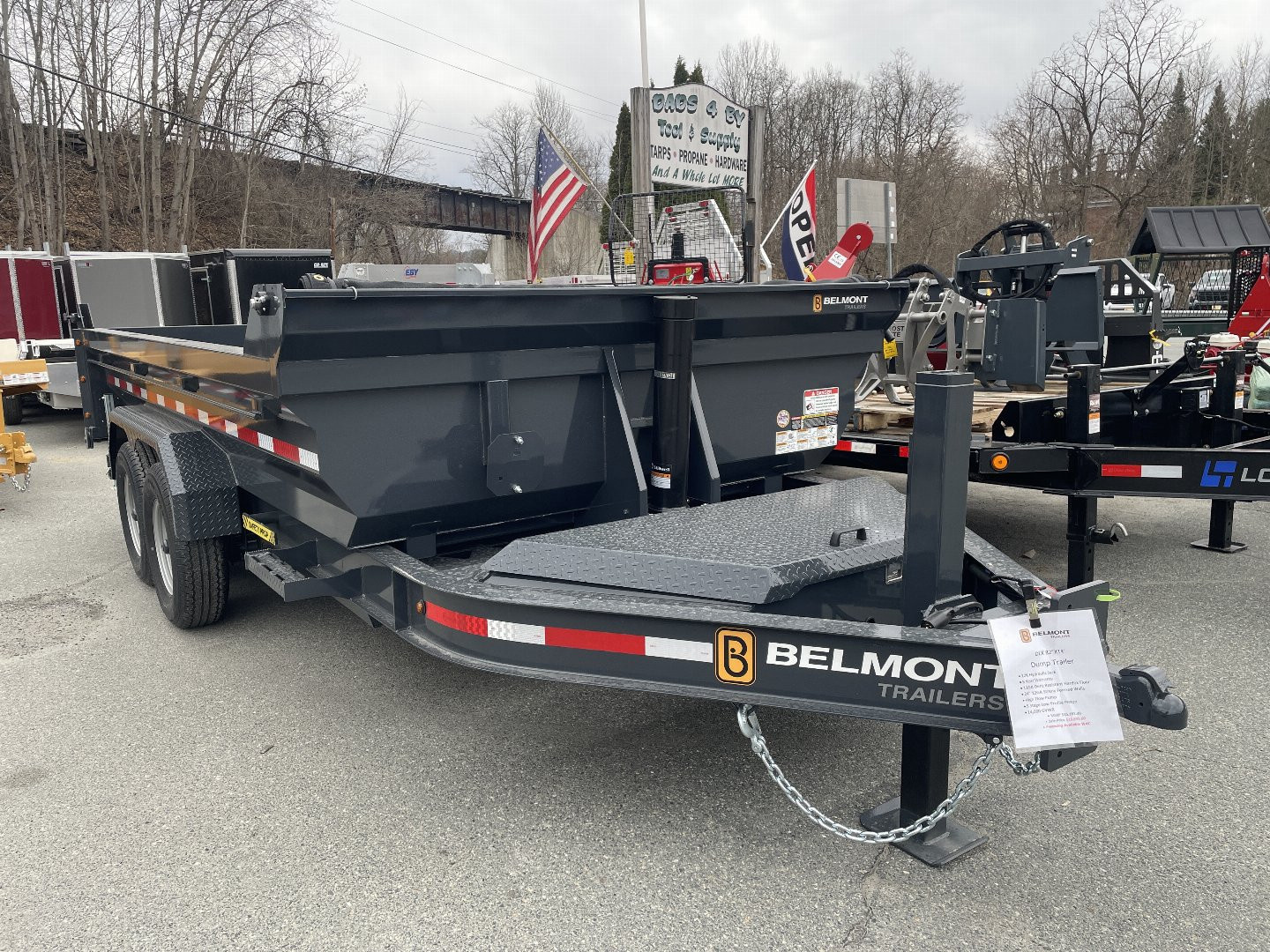 New 2026 Belmont DLX8216-16K Dump Trailer