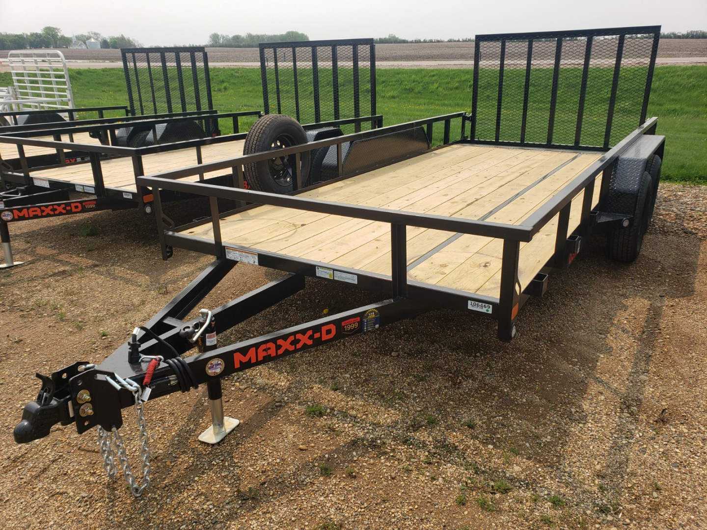 New 2026 MAXX-D U3X8316 83" X 16' TANDEM AXLE Utility Trailer