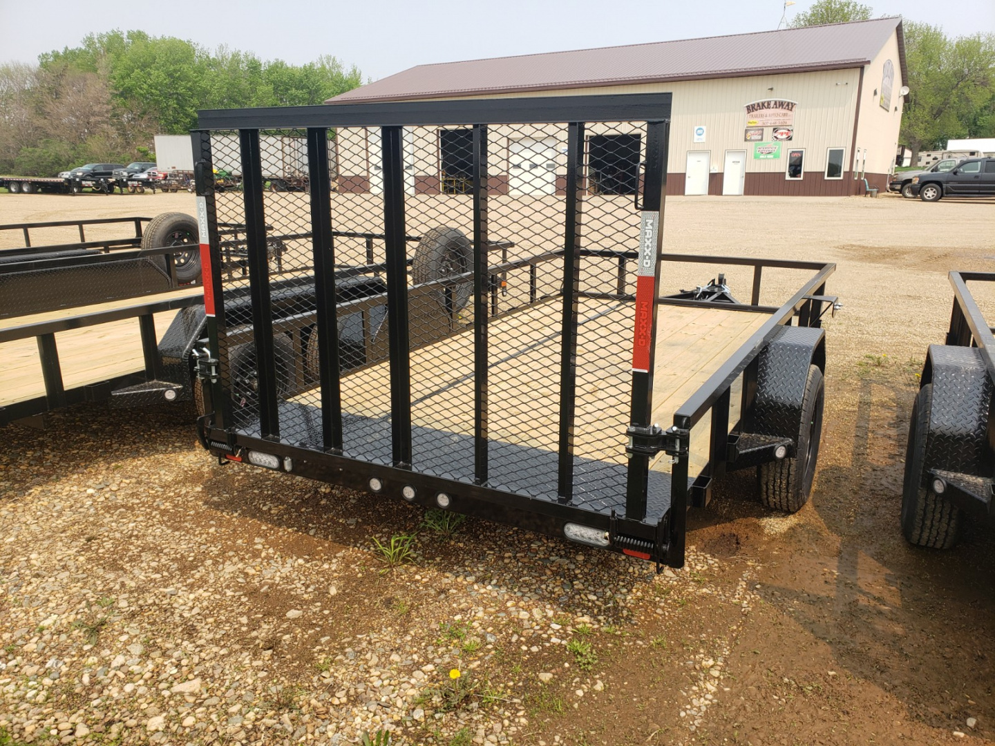 New 2026 MAXX-D S3X8312 83" X 12' Utility Trailer W/ 3500# AXLE W/ SPARE TIRE