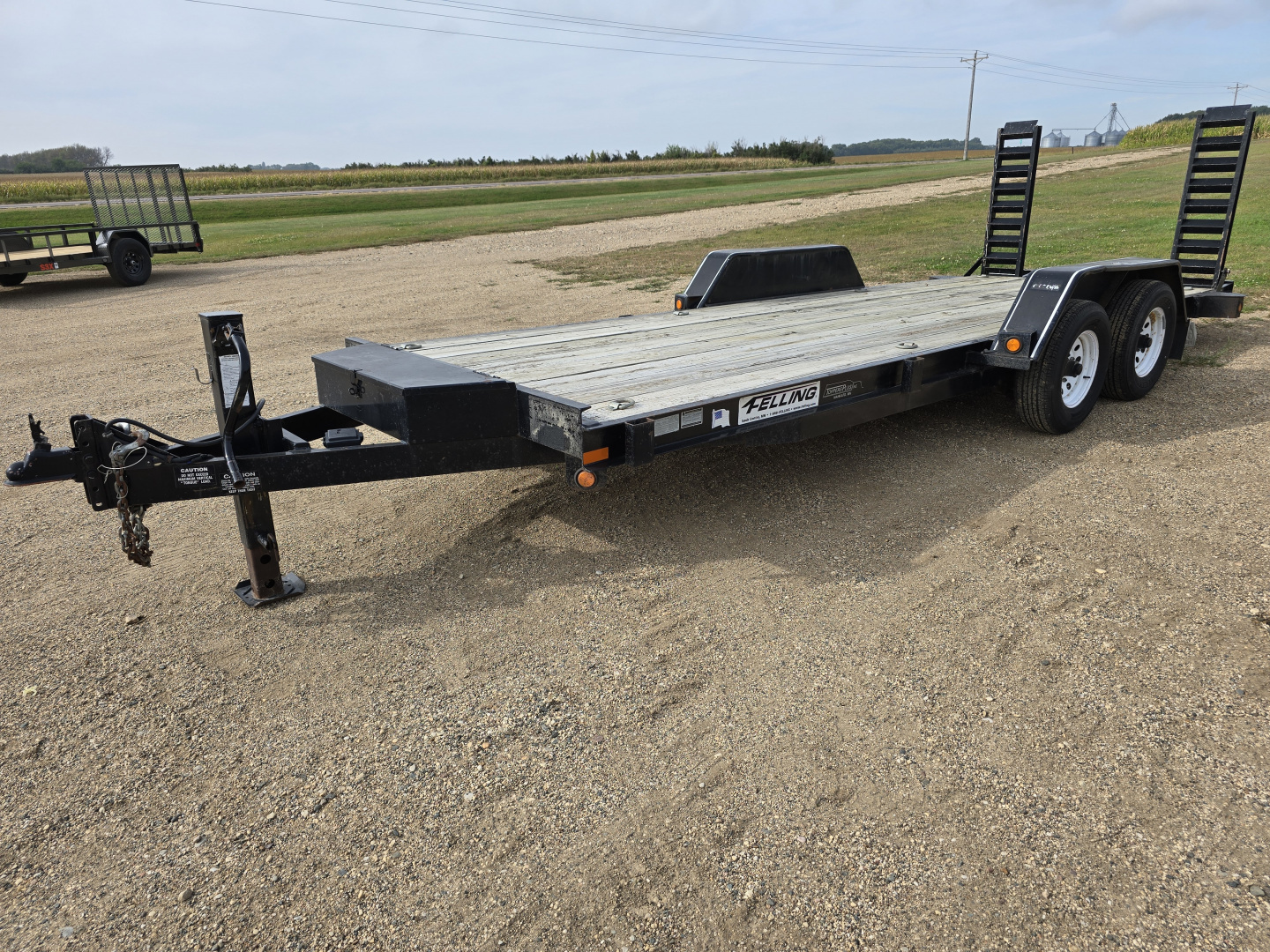 Used 2009 Felling Trailers EE202 Equipment Trailer 20'