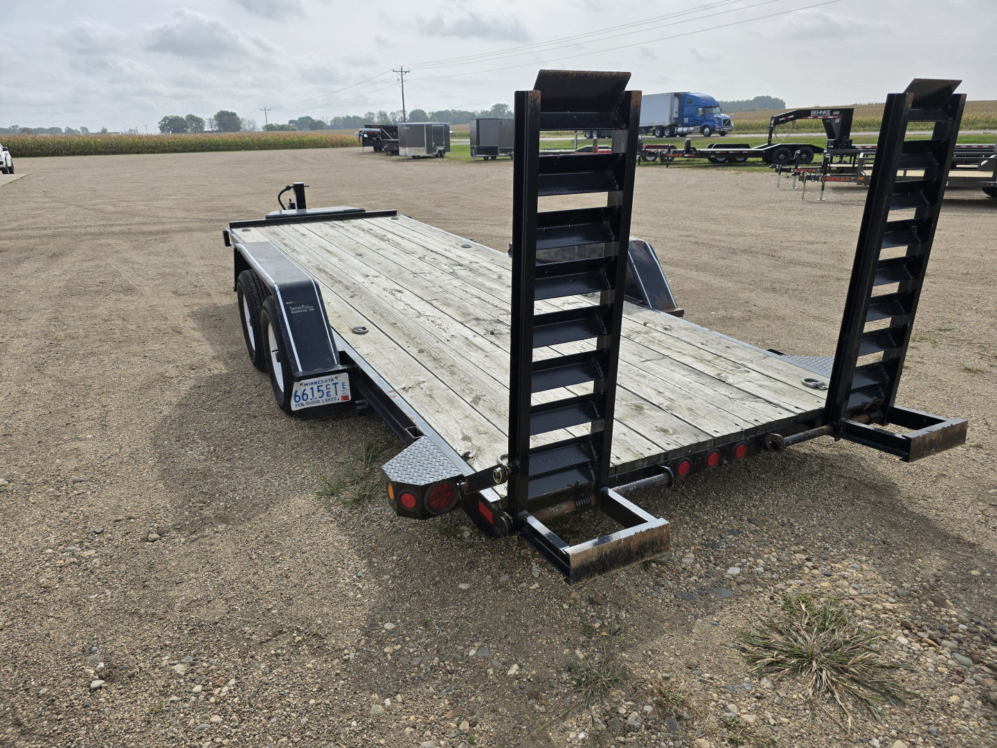 Used 2009 Felling Trailers EE202 Equipment Trailer 20'