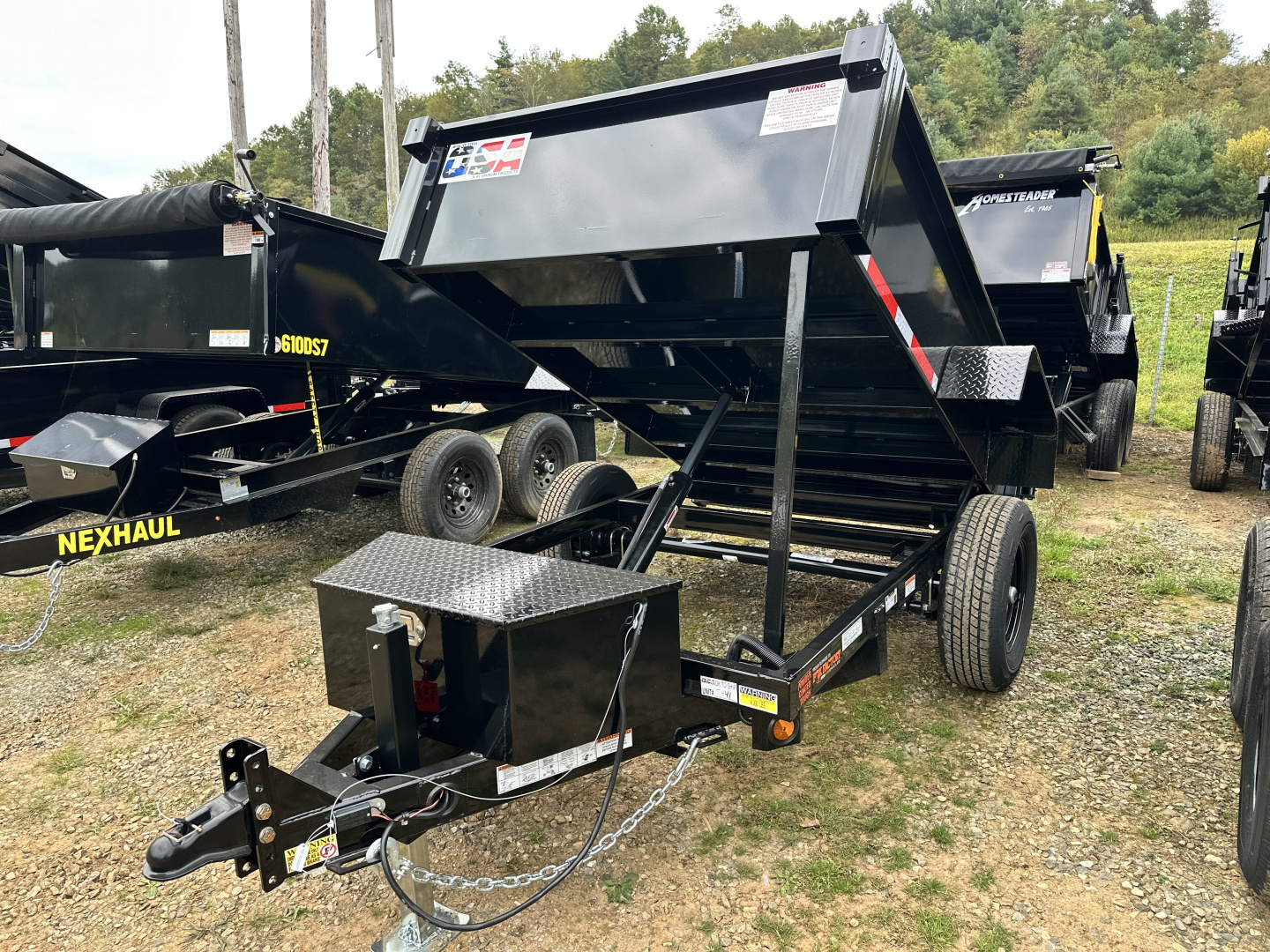New 2026 Quality Steel and Aluminum 608D6K Dump Trailer