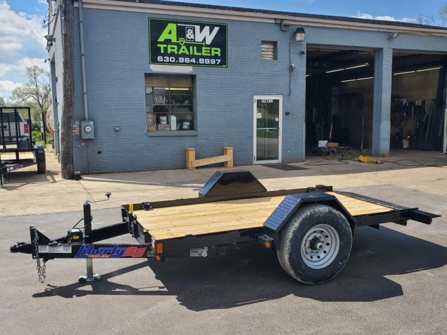 New 5X10 TILT TRAILER WITH 5K AXLE