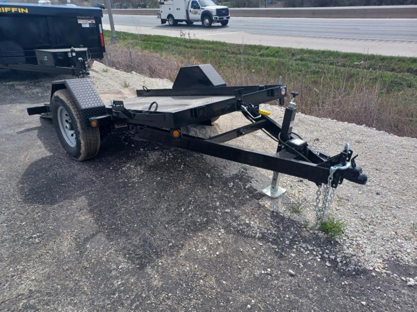 New 5X10 TILT TRAILER WITH 5K AXLE AND STEEL FLOOR