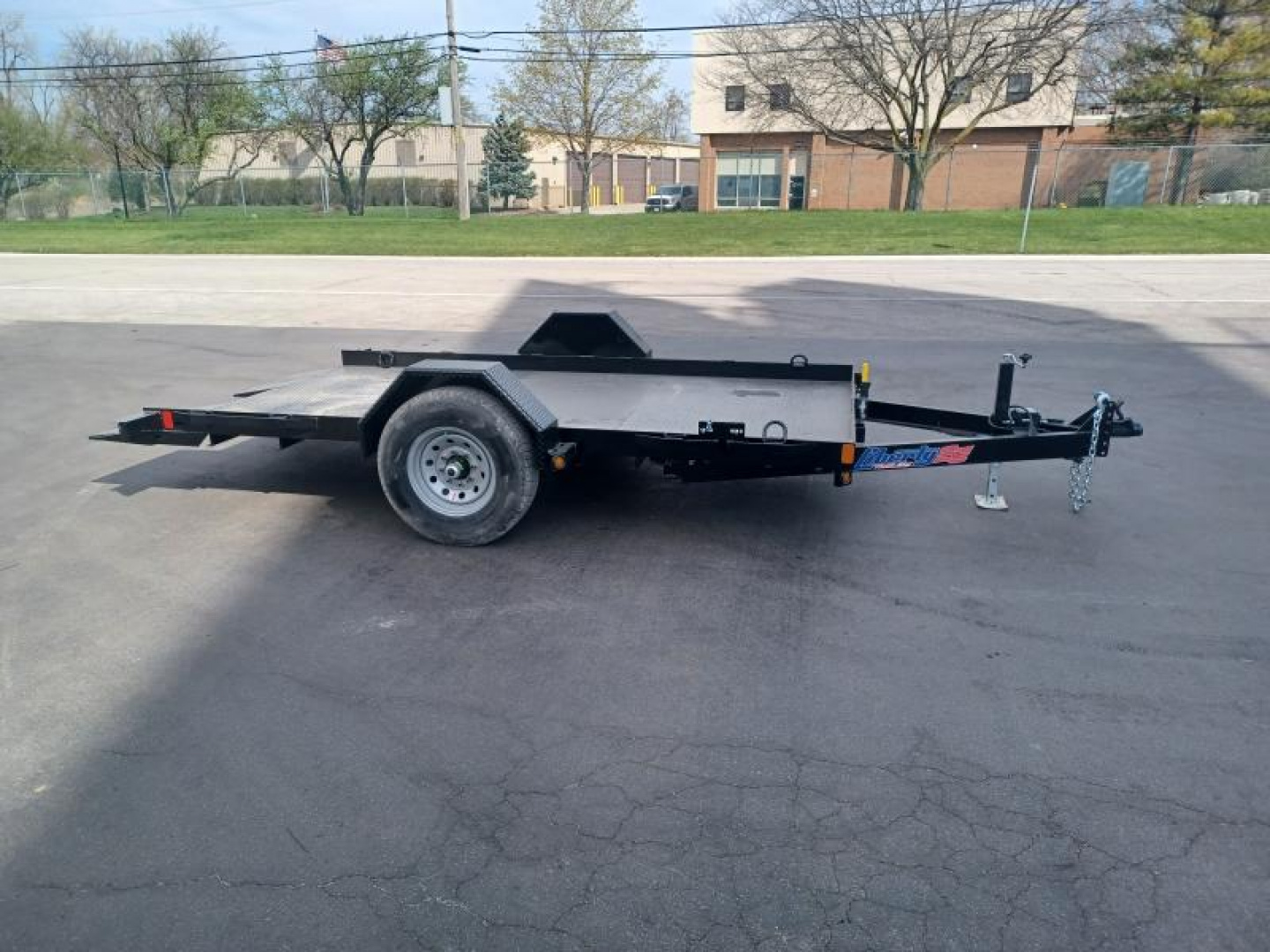 New 5X10 TILT TRAILER WITH 5K AXLE AND STEEL FLOOR