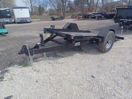 New 5X10 TILT TRAILER WITH 5K AXLE AND STEEL FLOOR