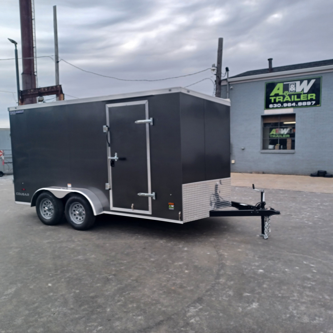 New 7'X14' ENCLOSED CARGO TRAILER EXTRA HEIGHT