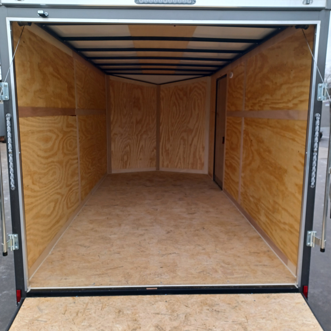 New 7'X14' ENCLOSED CARGO TRAILER EXTRA HEIGHT