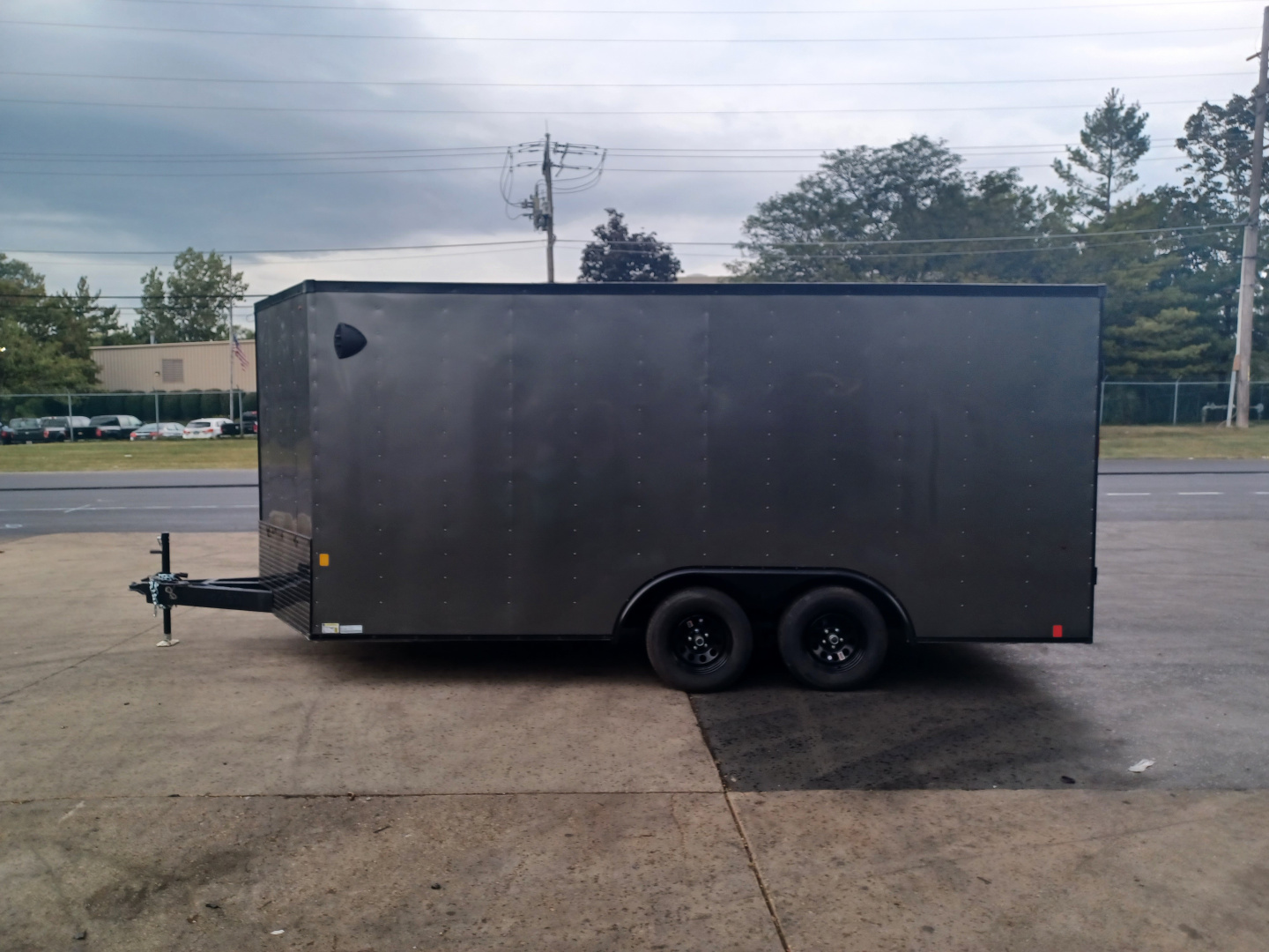 New 8.5'X16' ENCLOSED CARGO TRAILER WITH BLACKOUT PACKAGE