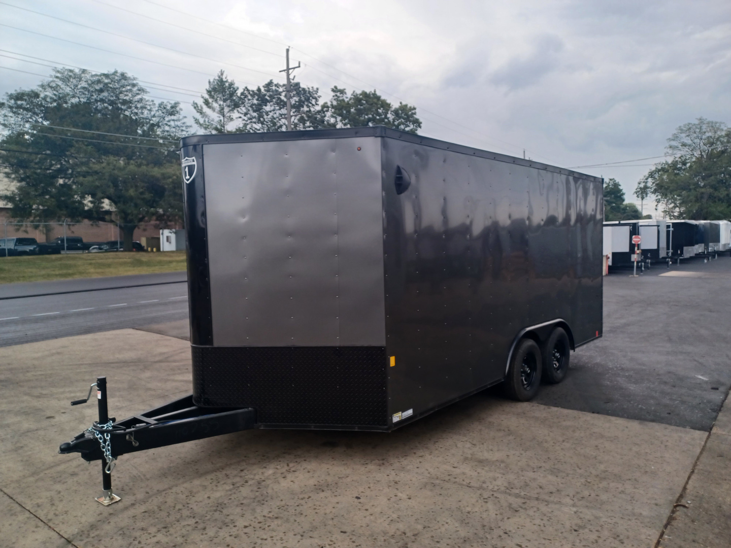New 8.5'X16' ENCLOSED CARGO TRAILER WITH BLACKOUT PACKAGE