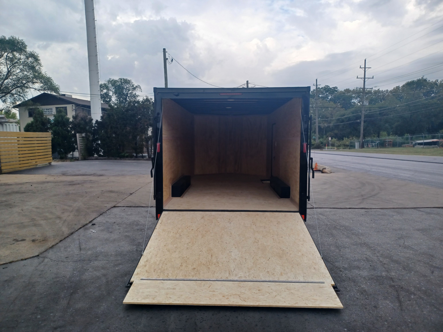 New 8.5'X16' ENCLOSED CARGO TRAILER WITH BLACKOUT PACKAGE