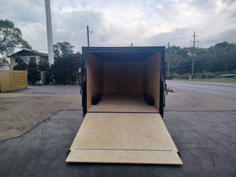 New 8.5'X16' ENCLOSED CARGO TRAILER WITH BLACKOUT PACKAGE
