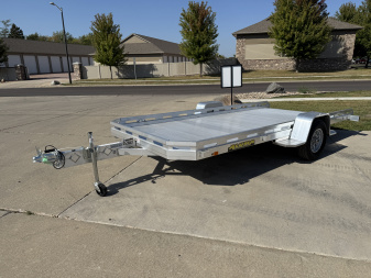 New 2026 Aluma 7814 3k Tilt Utility Trailer